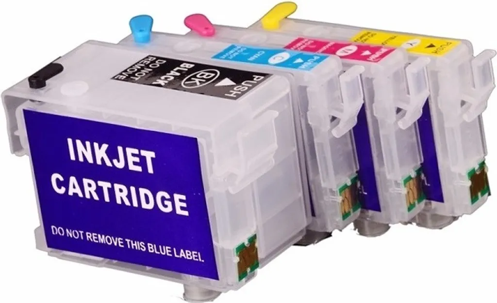 Kit Impression Durable T34 XL pour Epson WF-3720 WF-3725 Rechargeable