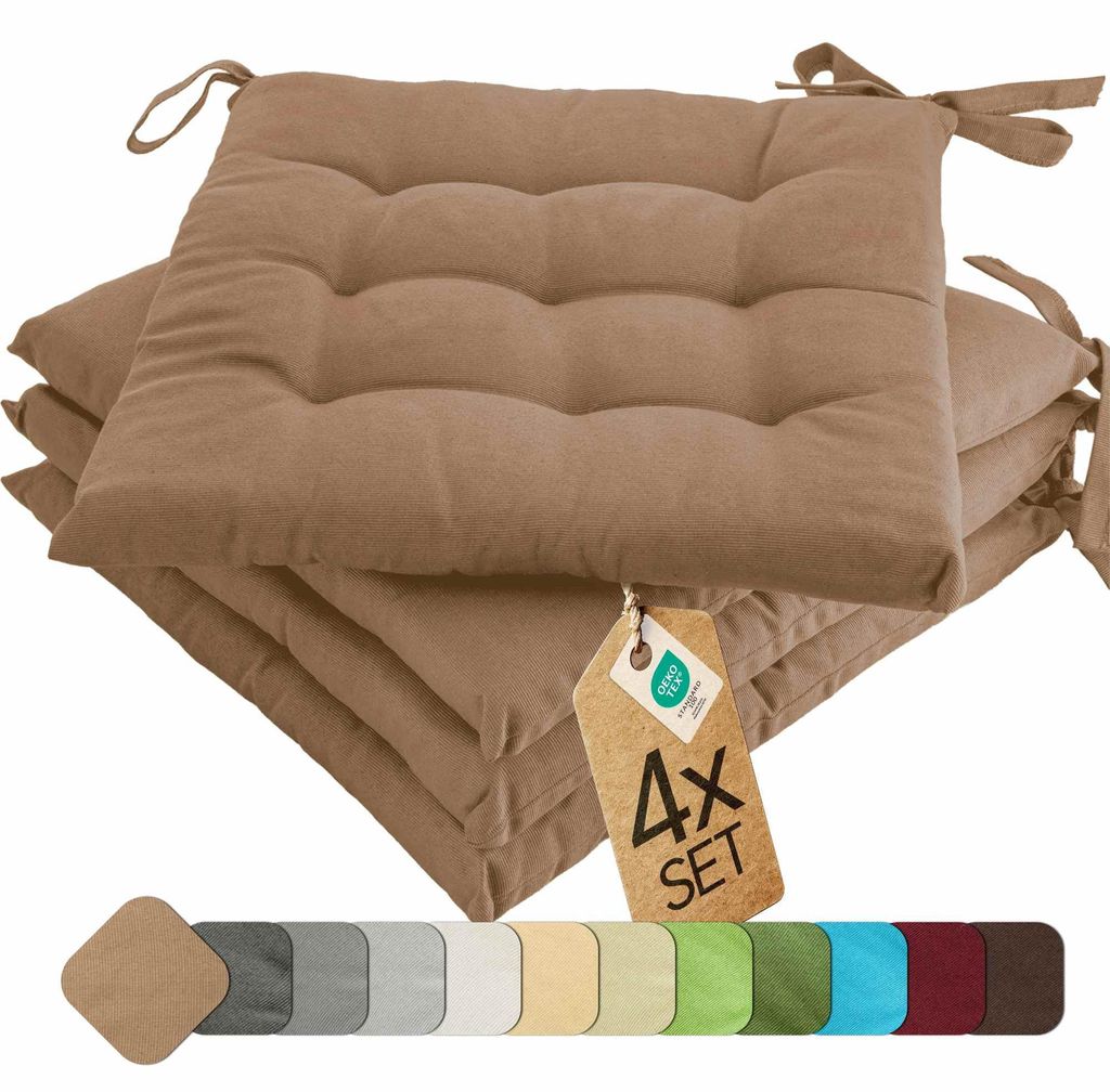 Coussin de chaise Indoor & Outdoor Set de 4 pièces 40x40 cm Image du produit 