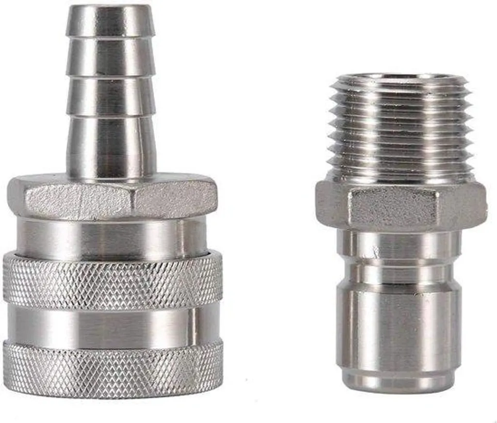 Raccord fileté 1/2 FPT inox RVS - Stop aux fuites de votre brasserie