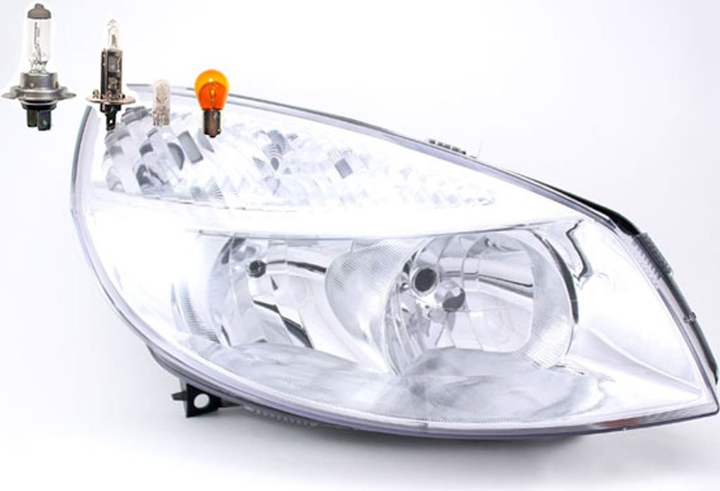 Johns, Scheinwerfer Halogen passend für Renault Scenic II 06/2003-08/06 RE Leuchtmittel 7701065130 7701056126 7701064130