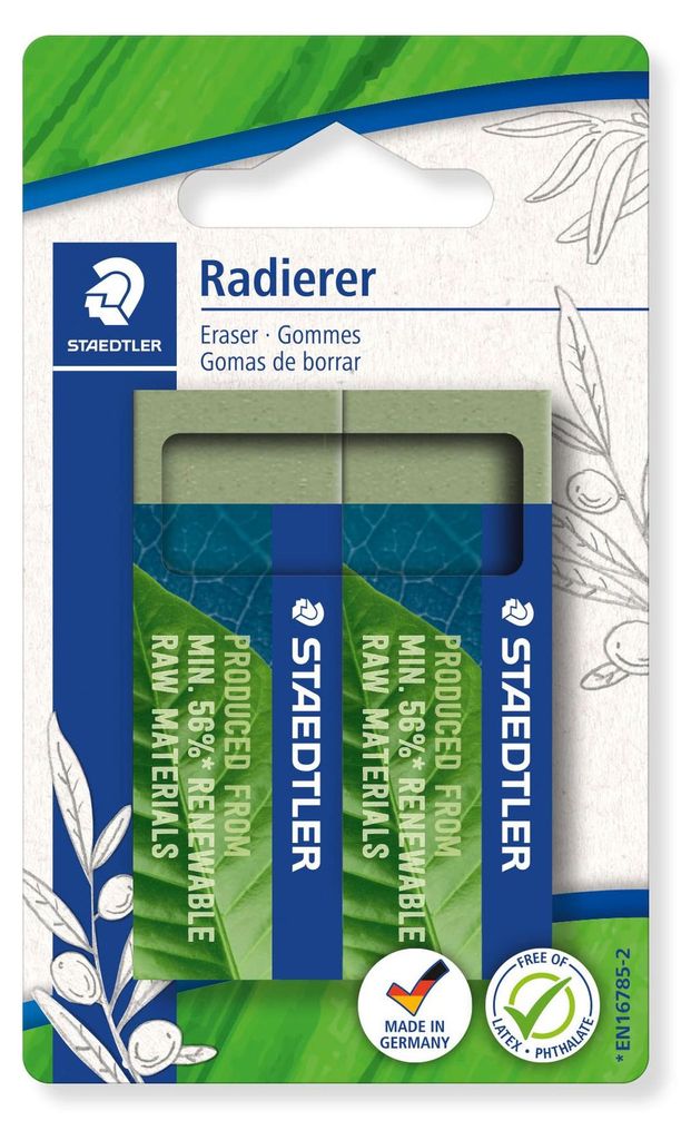 STAEDTLER Radierer 526 80 renew mat 56% BK2