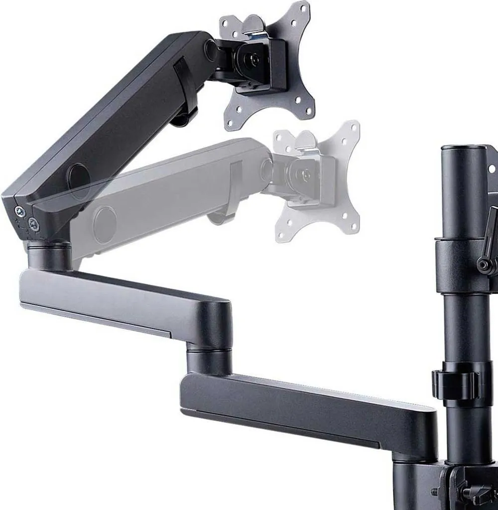 Support 3 Écrans Ergonomique contre le Mal de Dos avec VESA 75 et 100