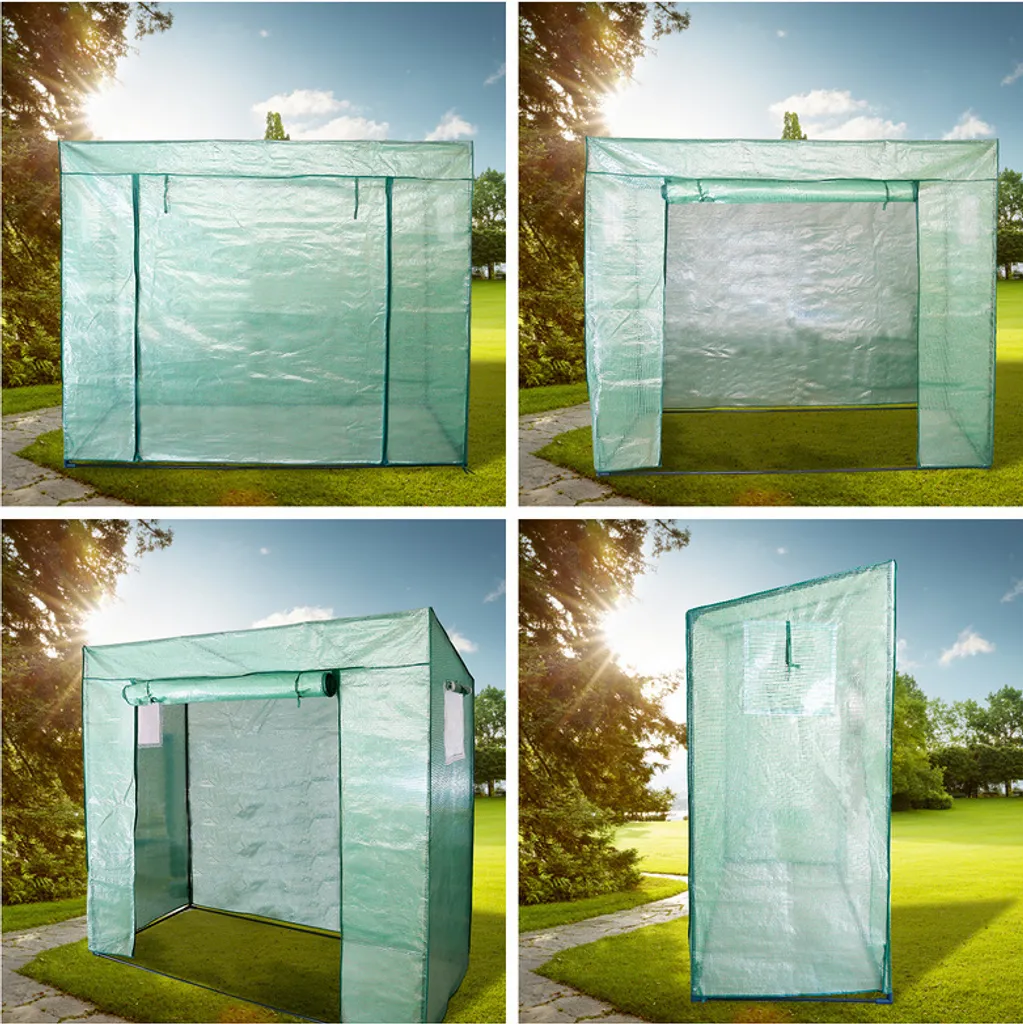 Jiubiaz film serra serre serra pomodoro casa pianta casa verde 200 * 80 * 170CM - 4