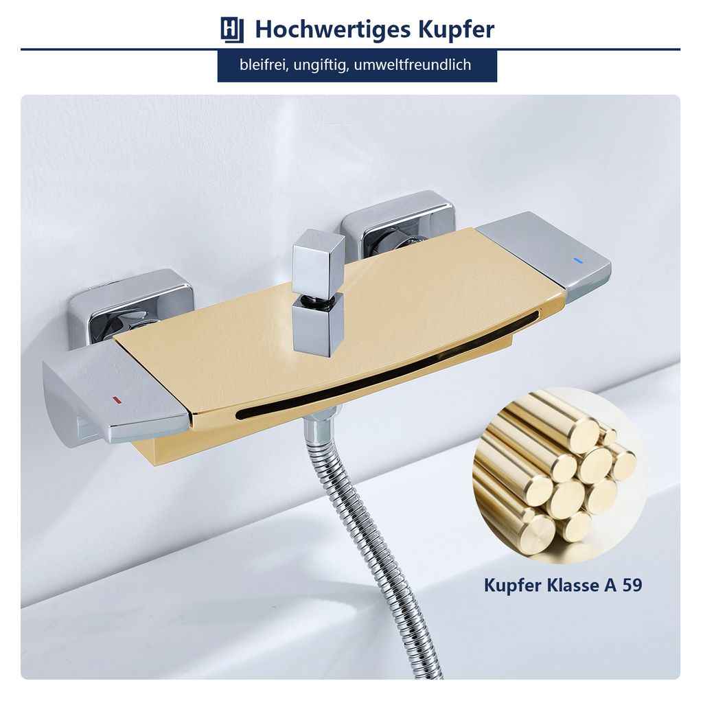 Duschsystem Homelody，Badezimmer Duschgarnitur 2 Produktbild 4