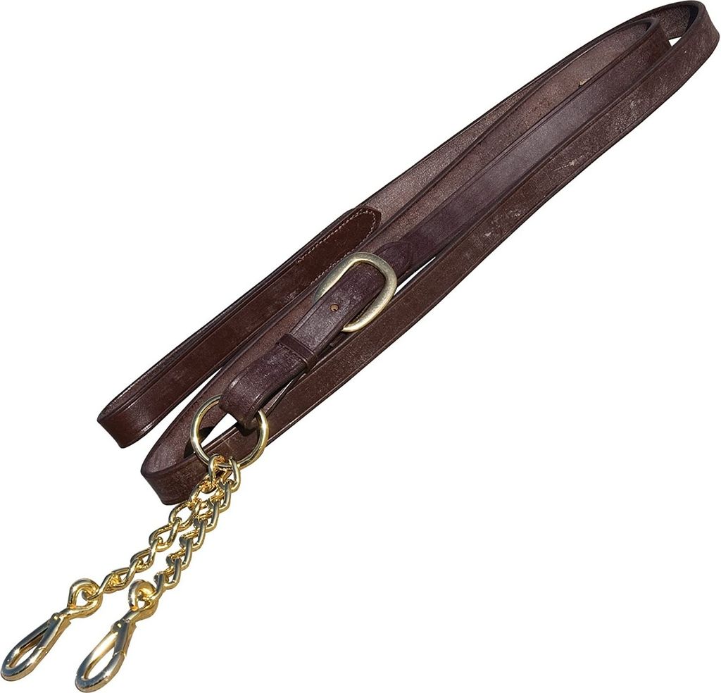 Blenheim Pferd Führstrick Leder ER785 (Einheitsgröße) (Havana)