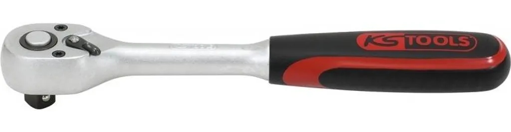 Clé à cliquet réversible 1/2 pouce avec manche bi-matière ergonomique