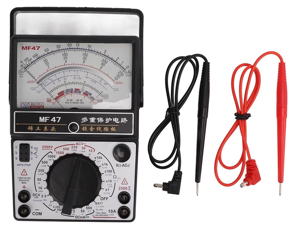 MF47 Multimètre à aiguille magnétique interne, voltmètre Image du produit 