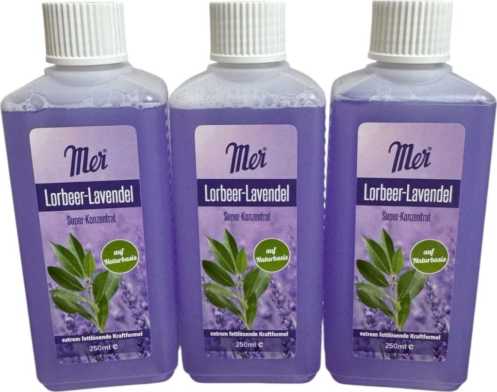 TS24Direkt Mer Lavendelreiniger Power Konzentrat 3 x 250ml Produktbild 