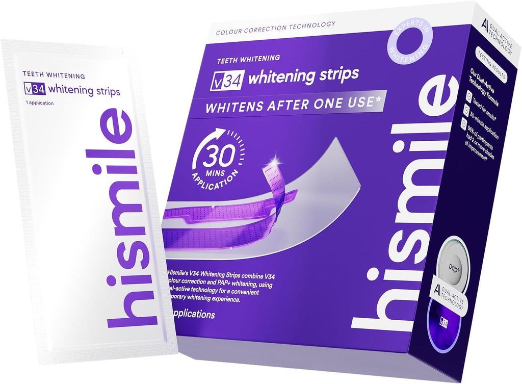 Hismile V34 Whitening Strips, Teeth Whitening Strips, Produktbild 