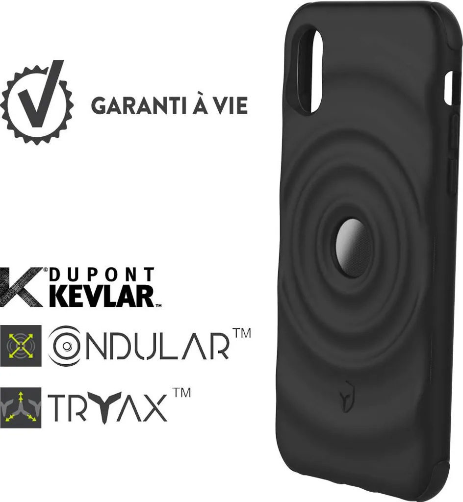 Évitez la casse de votre iPhone X ou XS avec la Coque Force Case Noire