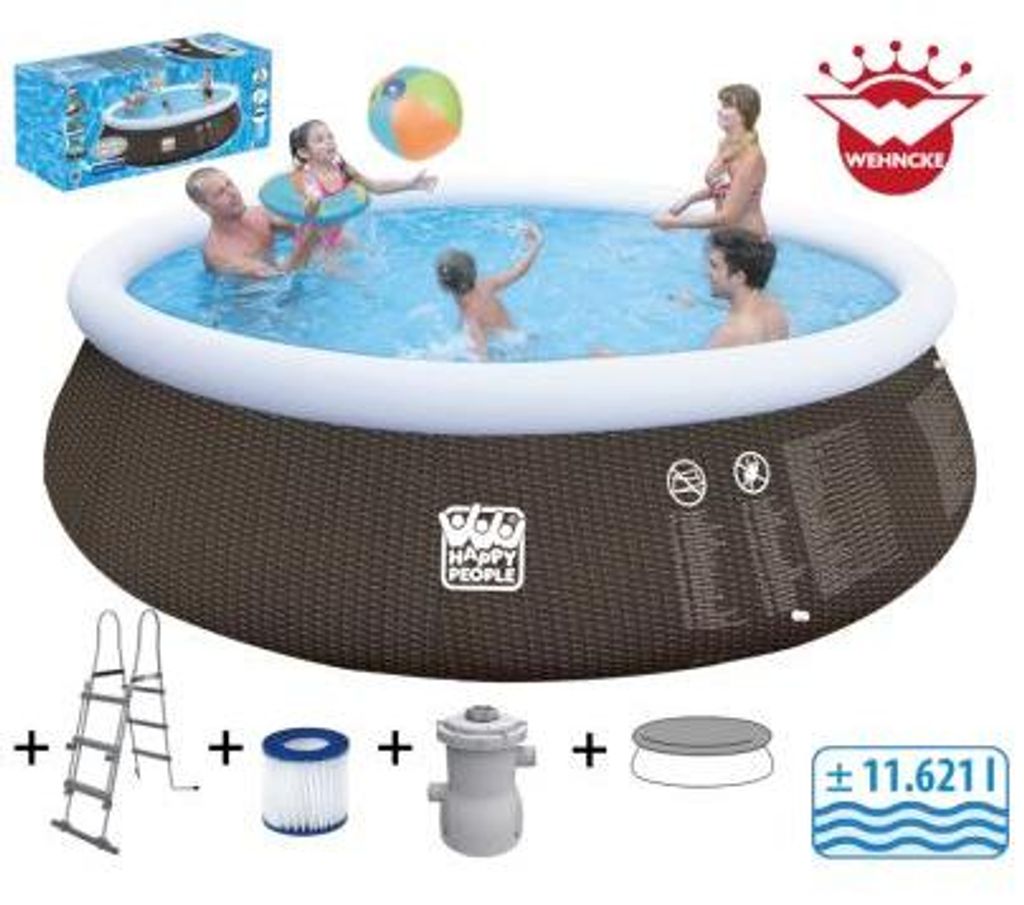 Happy People Quick Up Pool Set, 450x106 cm, 77505 Produktbild 