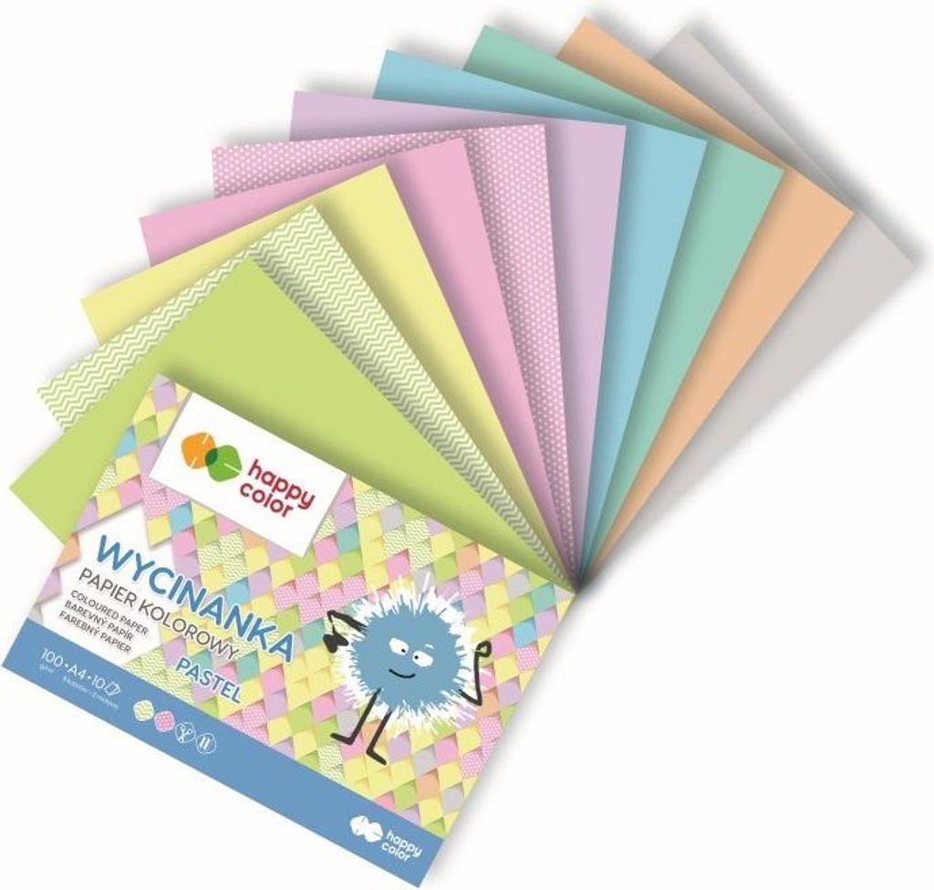 Ausschnitt A5 10 Farben Happy Color Pastell