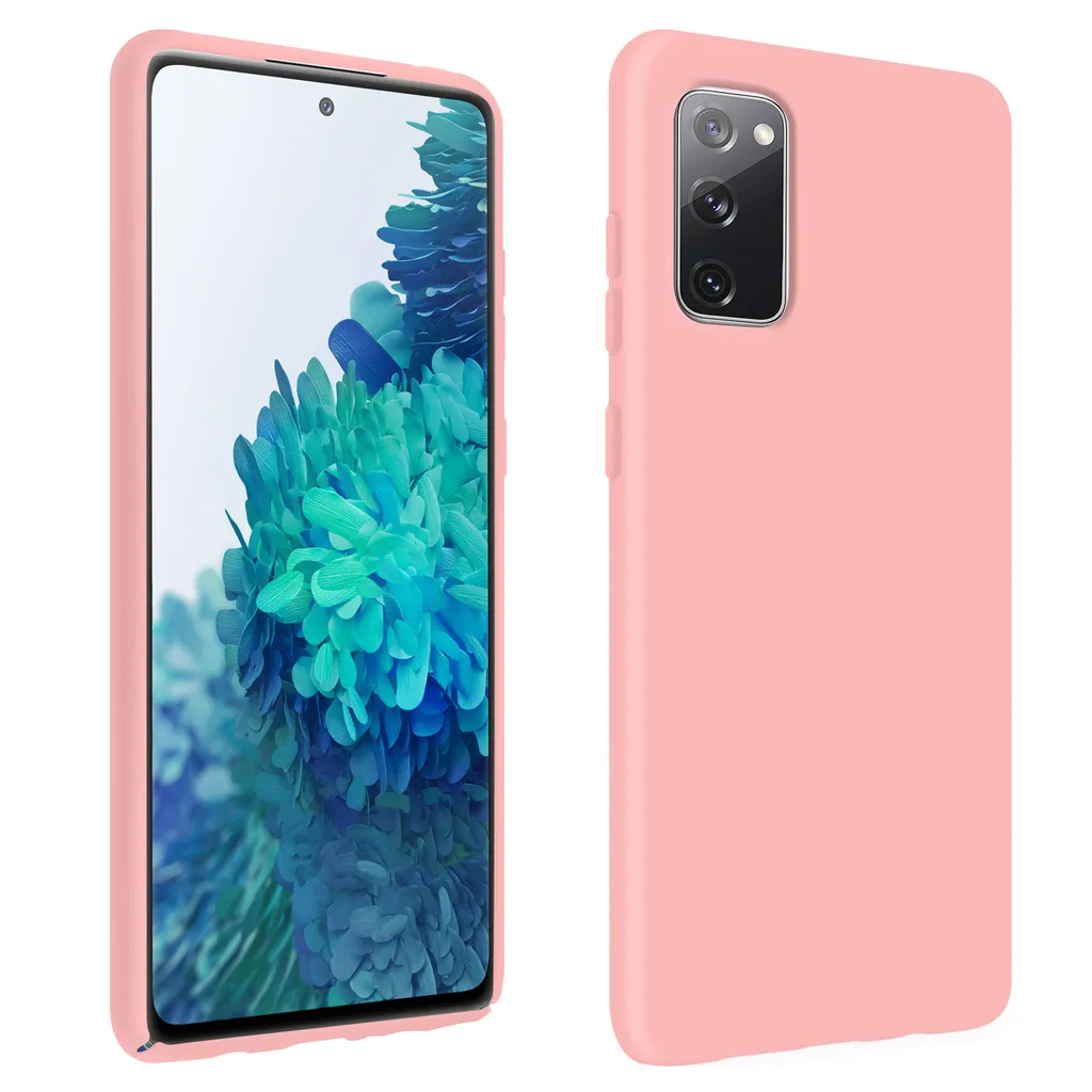 Custodia Silicone Rosa per Samsung S20 FE: Protezione Soft Touch
