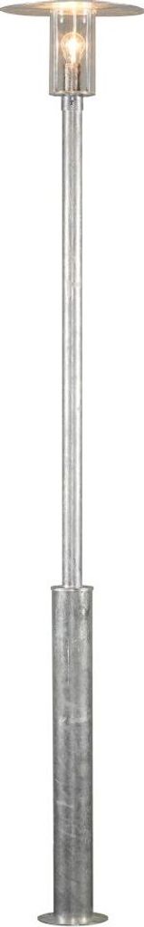 Konstsmide Mode Standleuchte galvanisierter Stahl, klares Polycarbonat Glas (bruchsicher und schlagfest), Hand EU 663-320