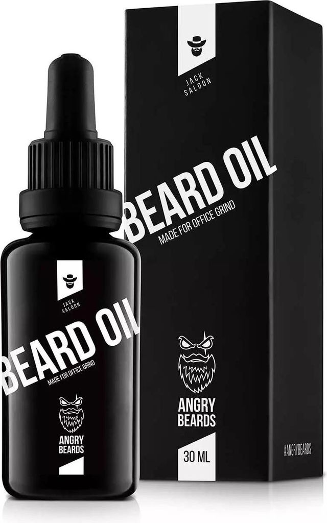 Jack Saloon Bartöl - 30 ml - Angry Beards