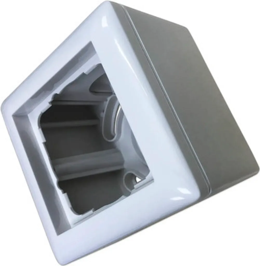 Boîtier Gira blanc pur brillant simple poste en thermoplastique robuste - 4