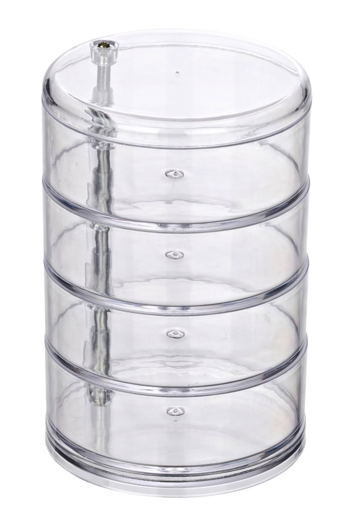 Kosmetik Organizer Tower Transparent Produktbild 