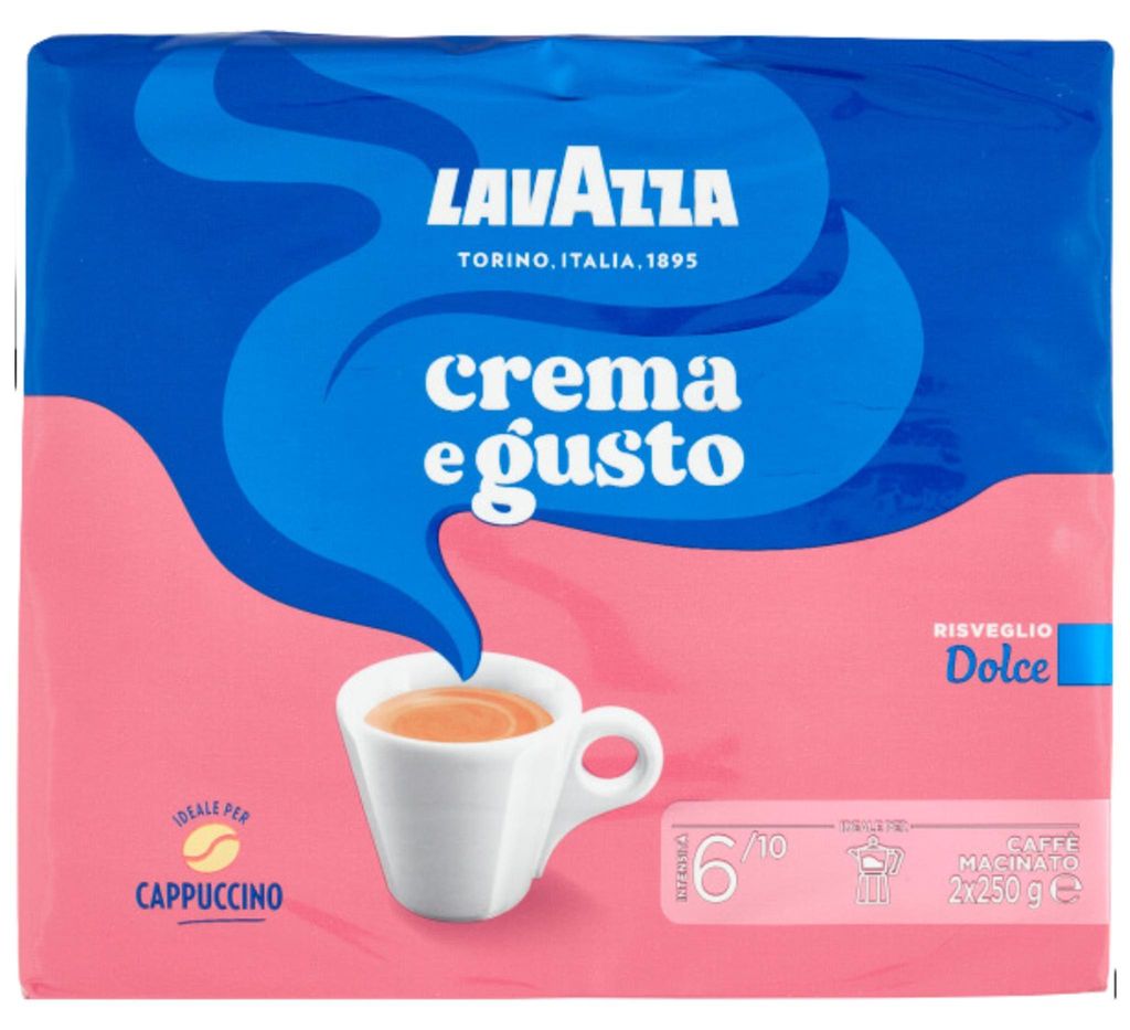 Kawa mielona Caffe' Crema e Gusto Dolce 2x250g - Lavazza Zdjęcie produktu 
