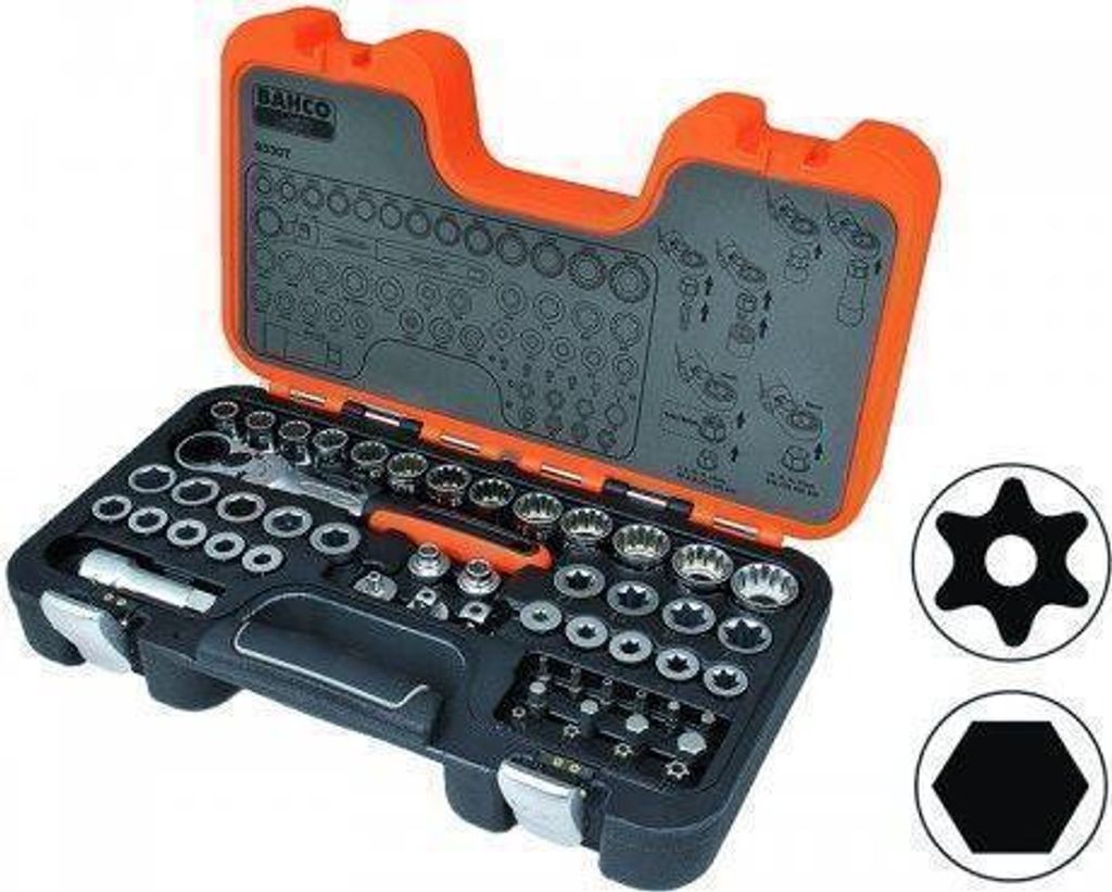Bahco Steckschlüsselsatz 53teilig S530T (S530T) Obrázok produktu 