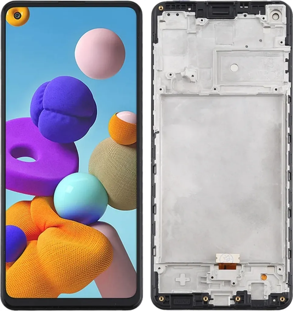 Réparer Écran Cassé Samsung Galaxy A21s - Kit LCD Complet avec Cadre