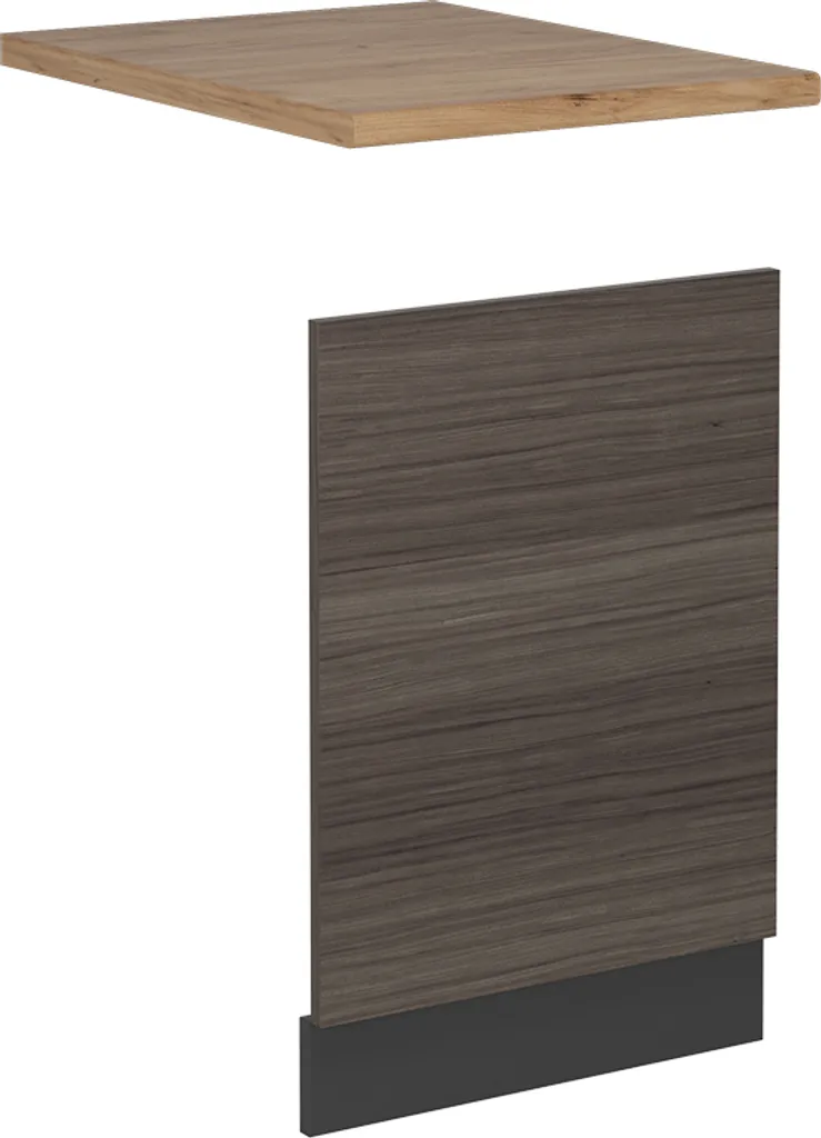 Cucina Ordinata con Vicco R-Line Pannello Frontale 45 cm Rovere Grigio