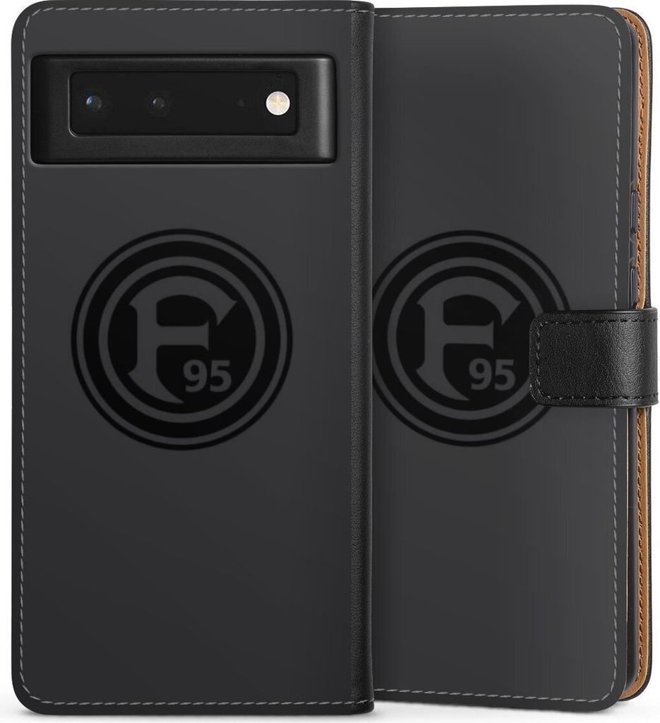 DeinDesign Klapphülle für Google Pixel 6 Handytasche Lederhülle Tasche F95 Fortuna Düsseldorf Logo