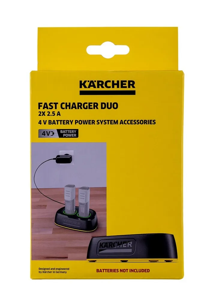 Chargeur Kärcher Bat Power 4V Duo - Idéal pour ne jamais manquer d'énergie