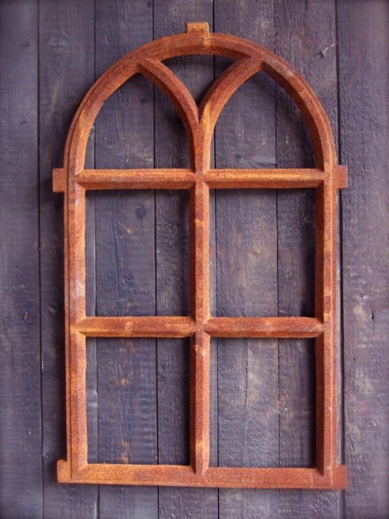 Eisenfenster Stallfenster mit Rundbogen, Fenster für eine Produktbild 