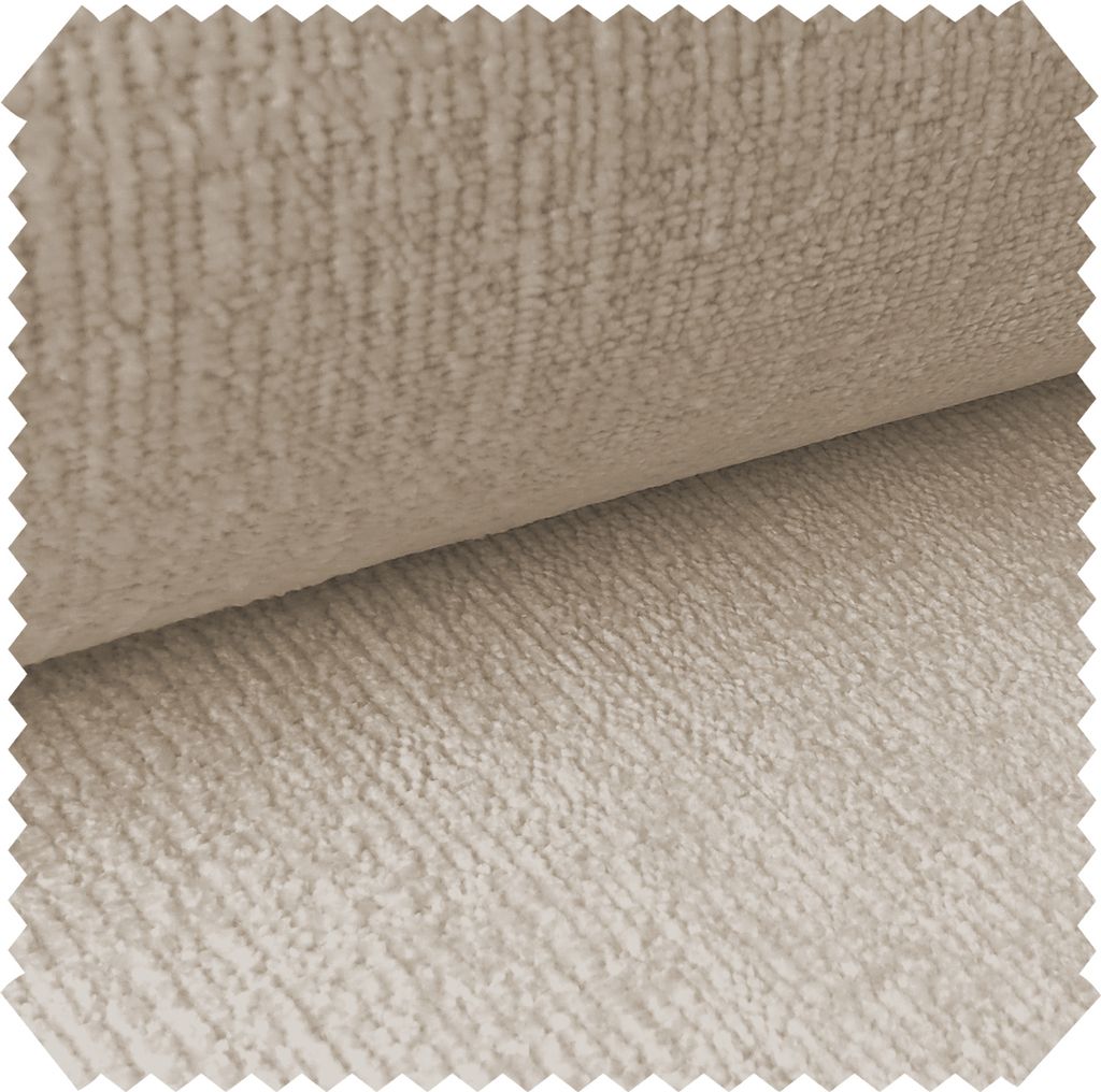 novely PERU Weicher Polsterstoff Möbelstoff Bezugsstoff Chenille-Stoff | Meterware | 1 lfm - Farbe: 07 Beige