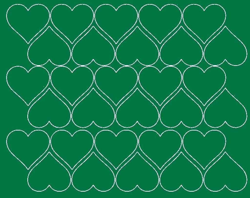 Adesivi a forma di cuore per San Valentino, 4 cm, 30 pezzi, verde brillante