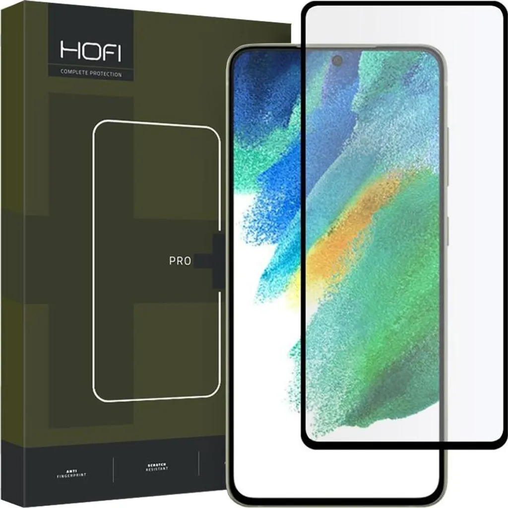 Hofi Pro+ Glass per Galaxy S21 FE Nero: Schermo Protetto al 100%