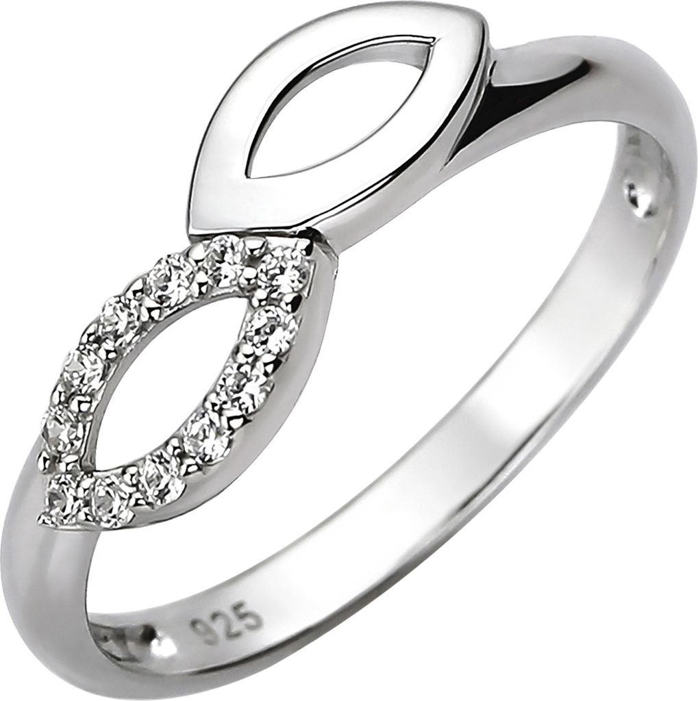 Gr. 60 Damen Ring 925 Sterling Silber 12 Zirkonia Produktbild 