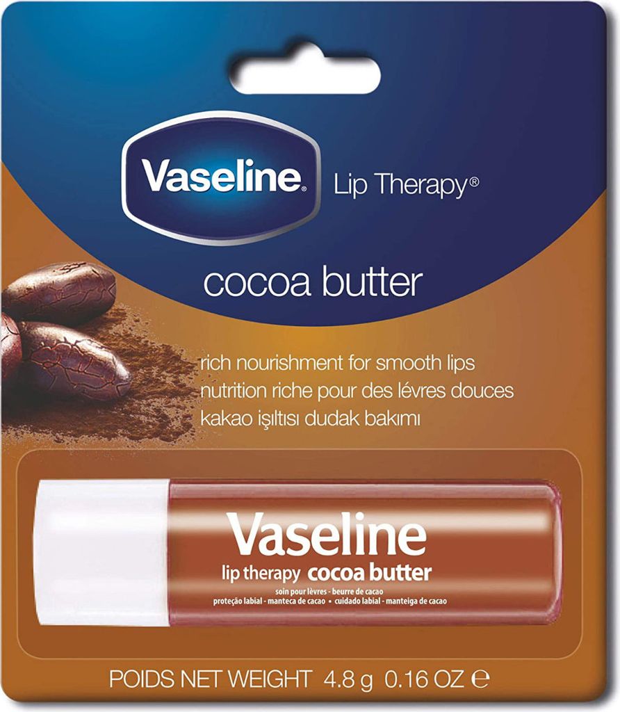 Vaseline | Lippenbalsam Kakao Butter - 4,8 G - Feuchtigkeitsspendend - Schutz Für Trockene Lippen