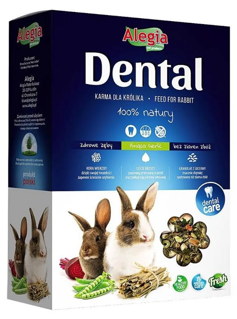 Alegia Dental Rabbit 300g : Fibres et Soin Dentaire pour Lapins