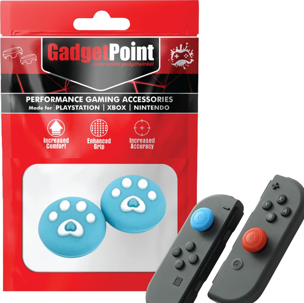 Thumbgrips - Thumb Grips voor Nintendo Switch Joy-Con Controllers - Gaming Thumbgrips - Performance Anti-Slip Thumbsticks - Bescherming Accessoires...