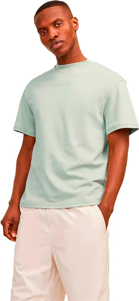 Jack & Jones Altitude Kurzarm-t-shirt Beige M Mann Beige M