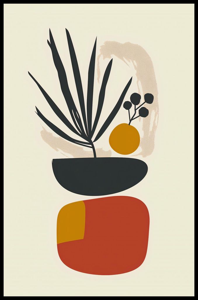 Plakat 53x81cm Botanischer Einblick