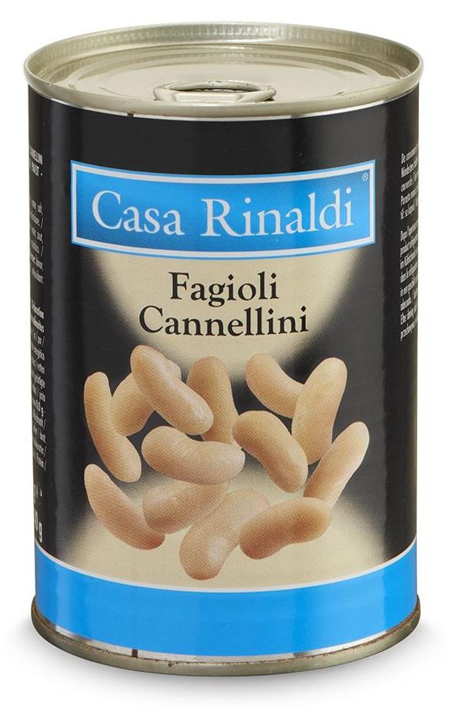 Casa Rinaldi haricots blancs Cennellini 400g, poids égoutté Image du produit 