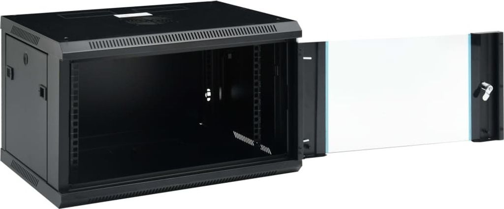 montáž sieťovej skrine 6U na stenu 19" IP20 600x450x375 mm Obrázok produktu 