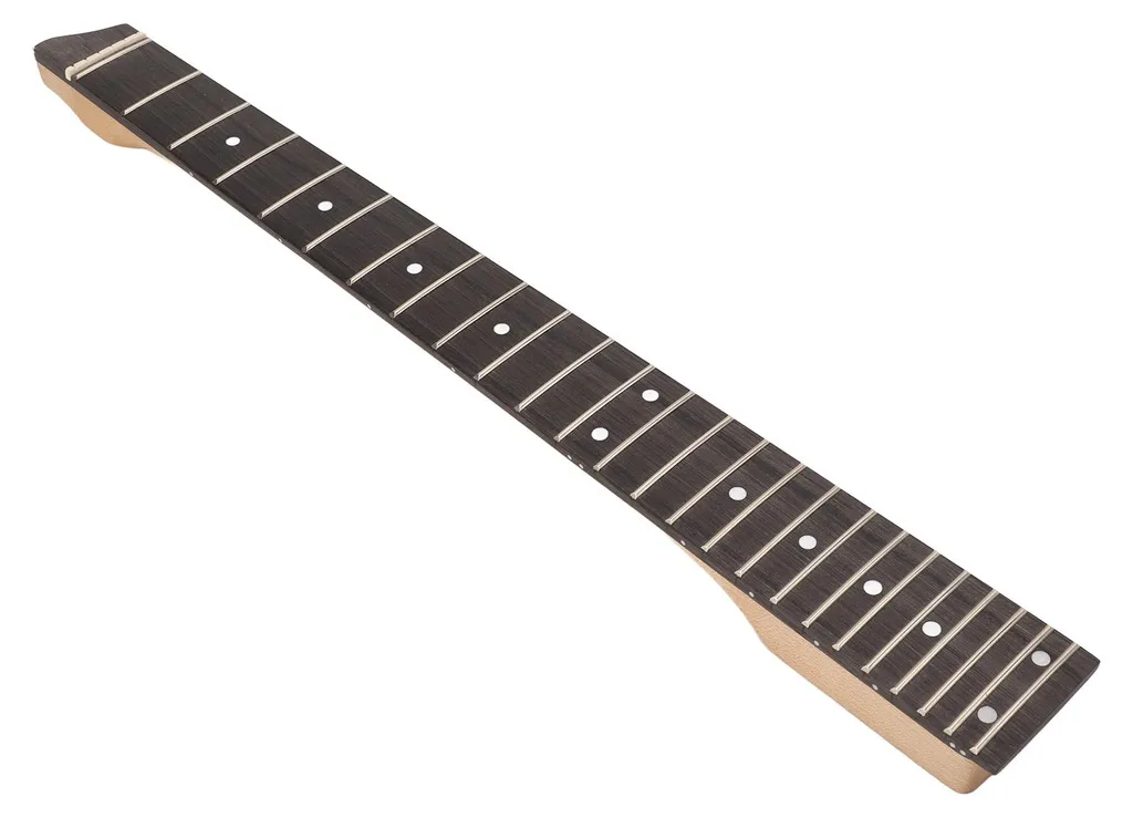 Manche de guitare headless 25 frettes en érable et palissandre mat