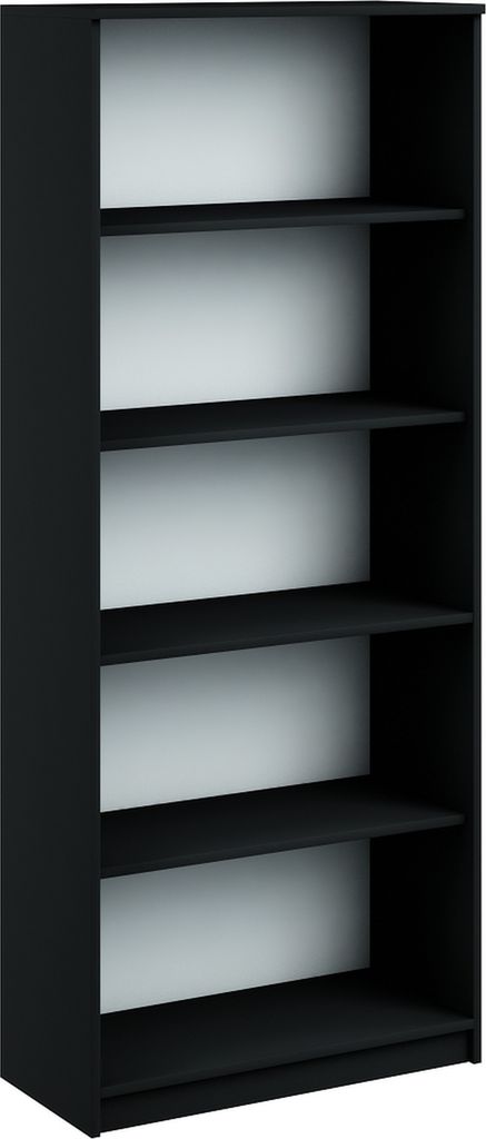Bücherregal Regal Holzregal Standregal Wandregal Büroregal 180x60x30cm schwarz