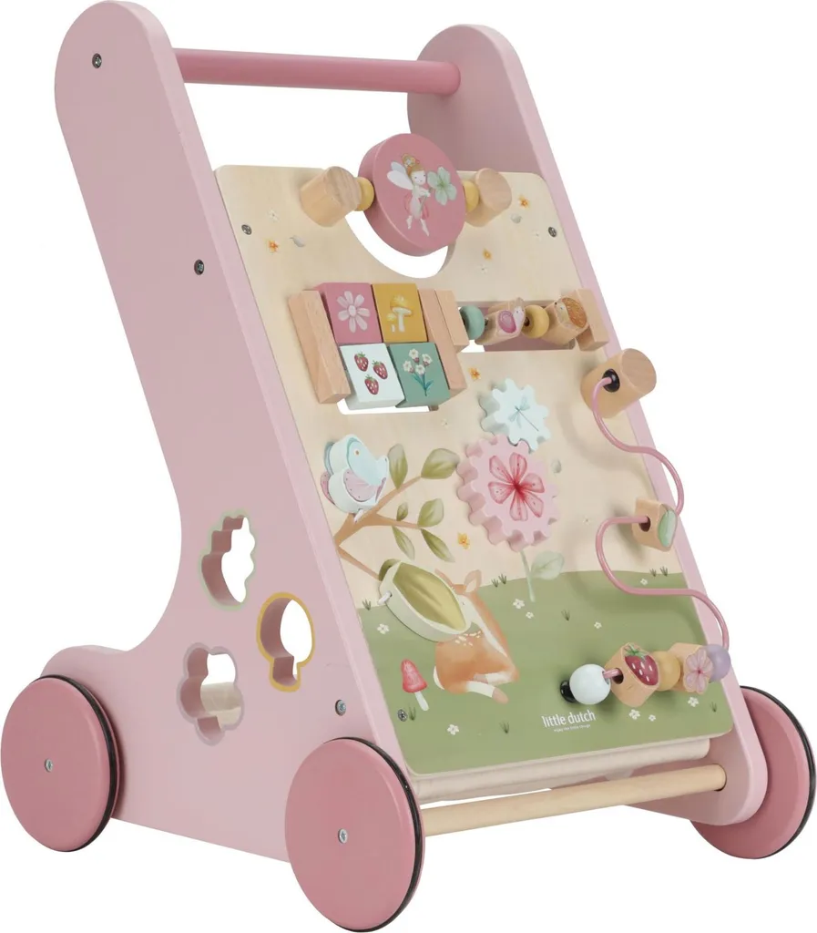 Aide à la Marche Bébé Fairy Garden Little Dutch Rose - Premier Pas Bois