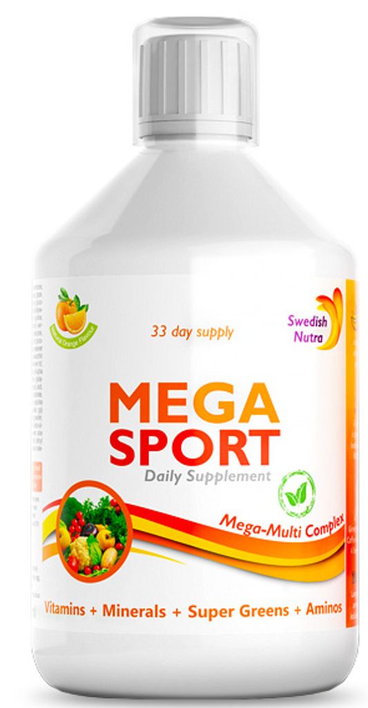 Swedish Nutra® Mega Sport – flüssige Powerformel für aktive Produktbild 