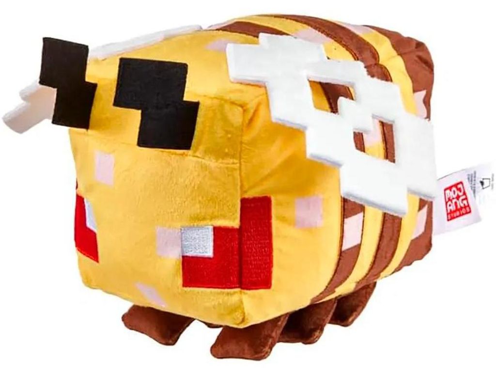 Minecraft Plüschtier Wütende Biene 18 cm Produktbild 
