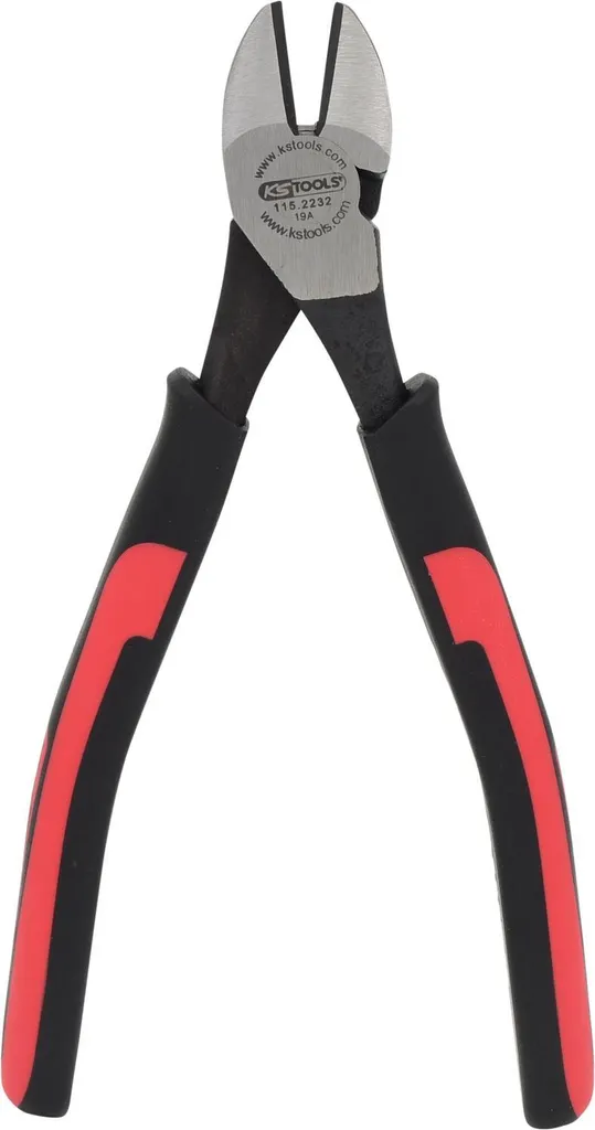 Pince coupante KS Tools 115.2232 180 mm : finissez-en avec les fils durs