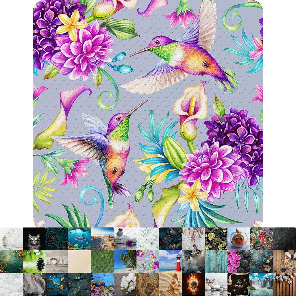 Koupelnová předložka Sanilo Kolibřík 53 x 53 cm Obrázek produktu 