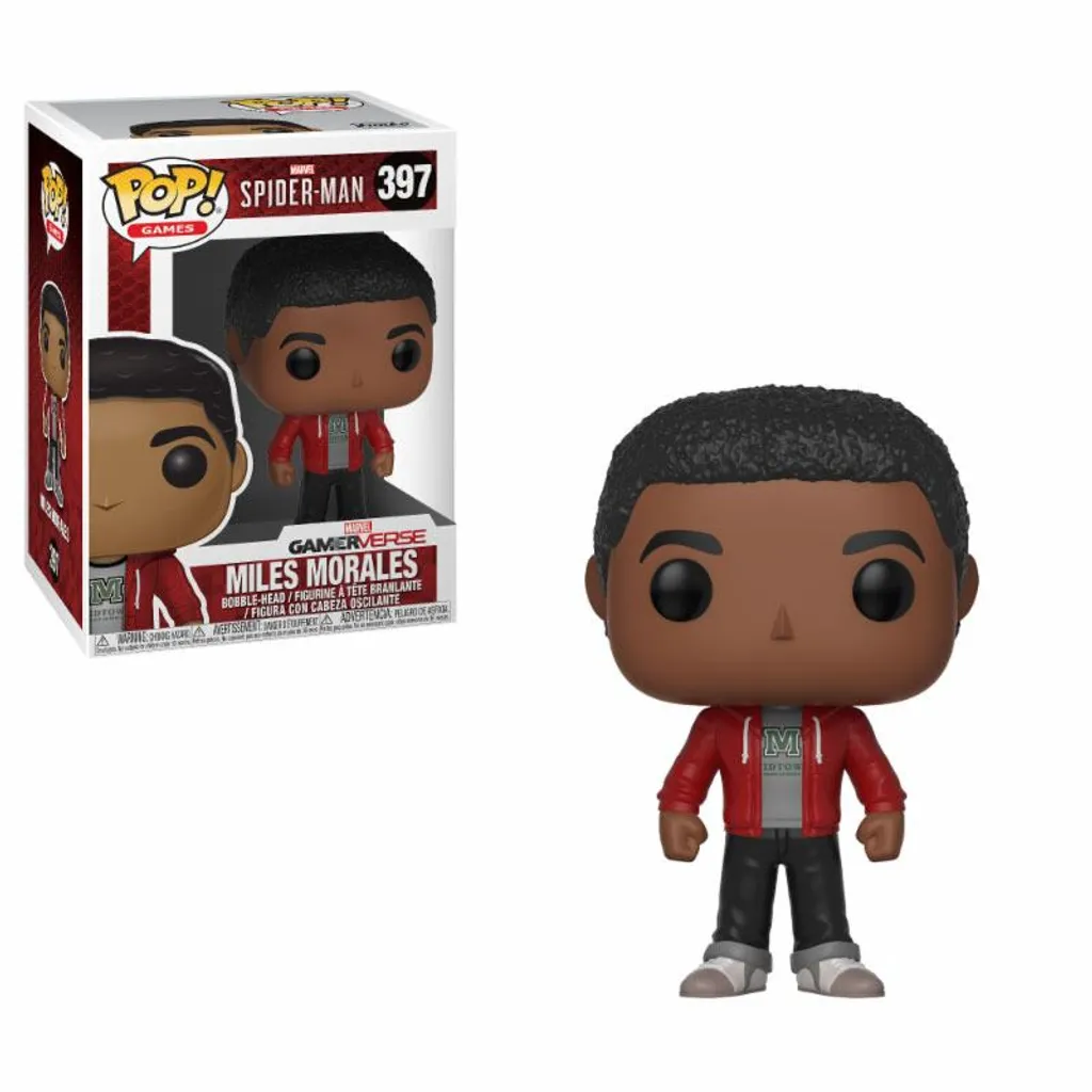 Figurine Pop Marvel Spider-Man Miles Morales 397 Statuette de Collection