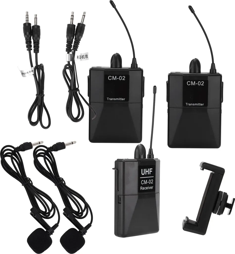 Microphone sans fil pour interview reflex et capture d'appels 16 CH - 7