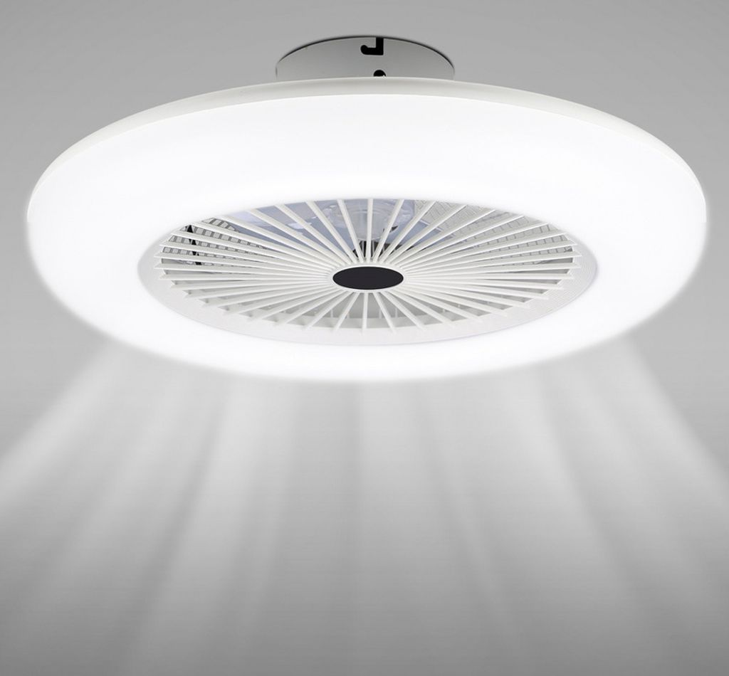 Stropní ventilátor Yakimz 80W 3 rychlosti s osvětlením a Obrázek produktu 