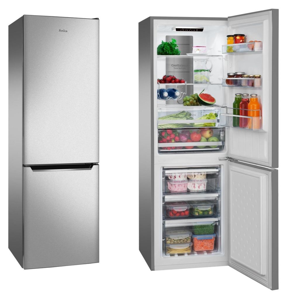 AMICA KGCN 387 148 E Kühl-Gefrier-Kombination Produktbild 